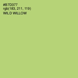 #B7D377 - Wild Willow Color Image
